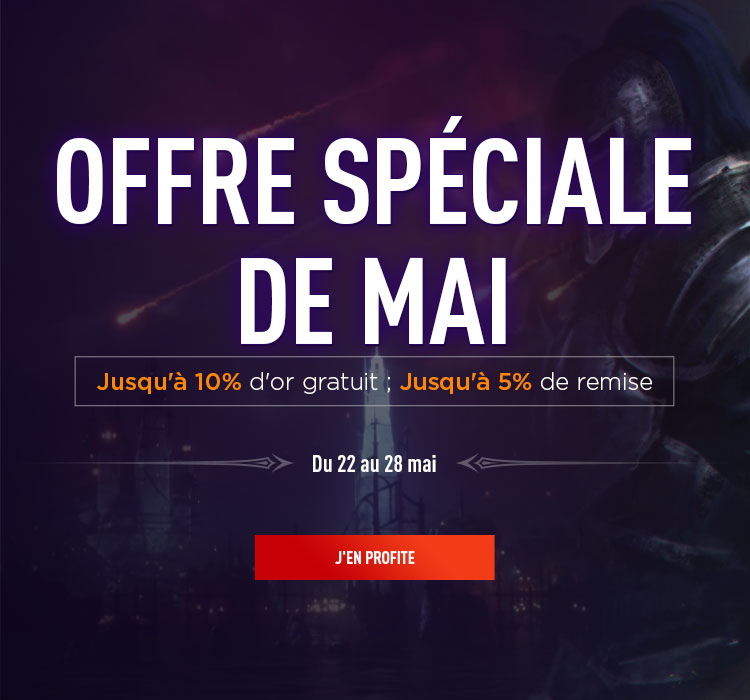 Offre spéciale de mai 