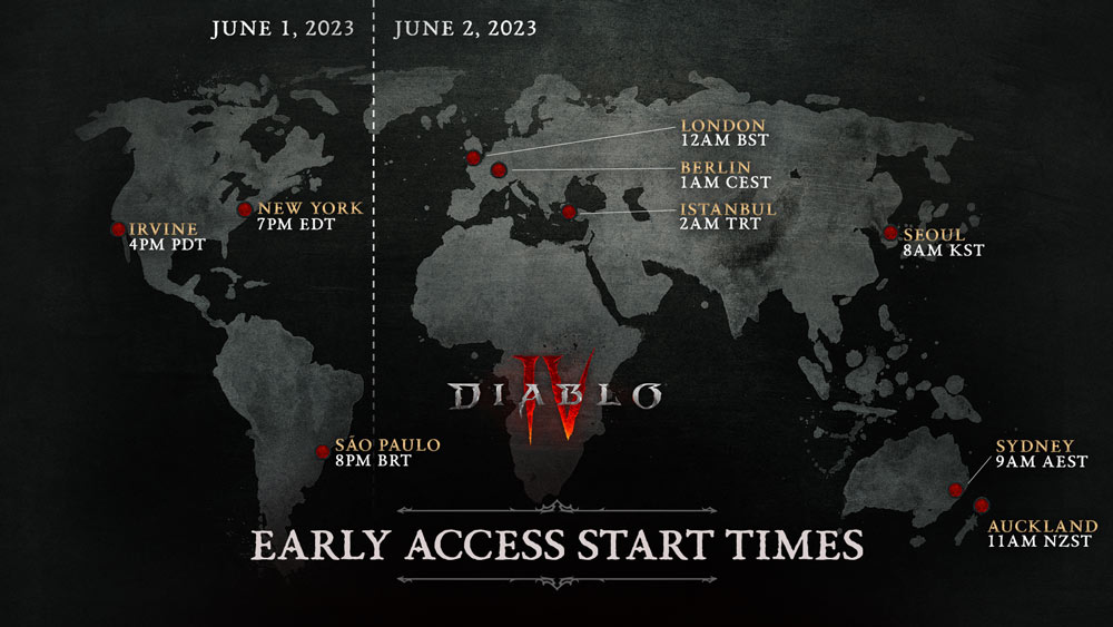 Diablo IV early access time