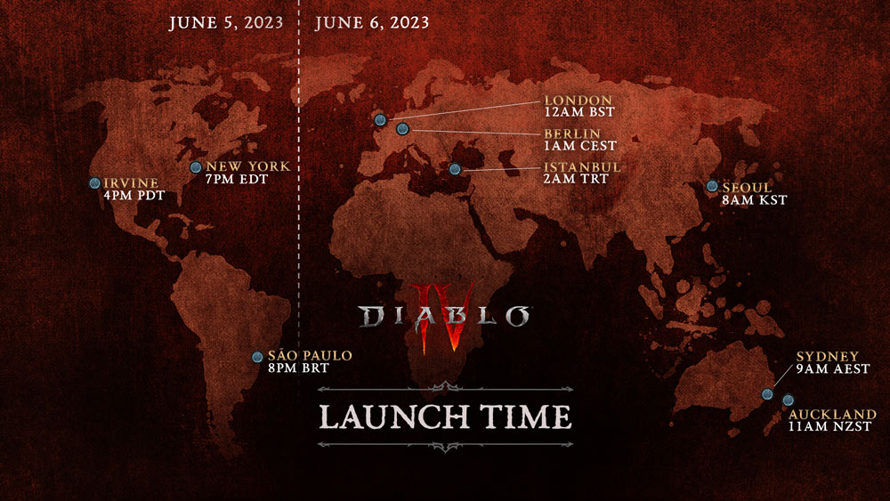 Diablo IV launch time